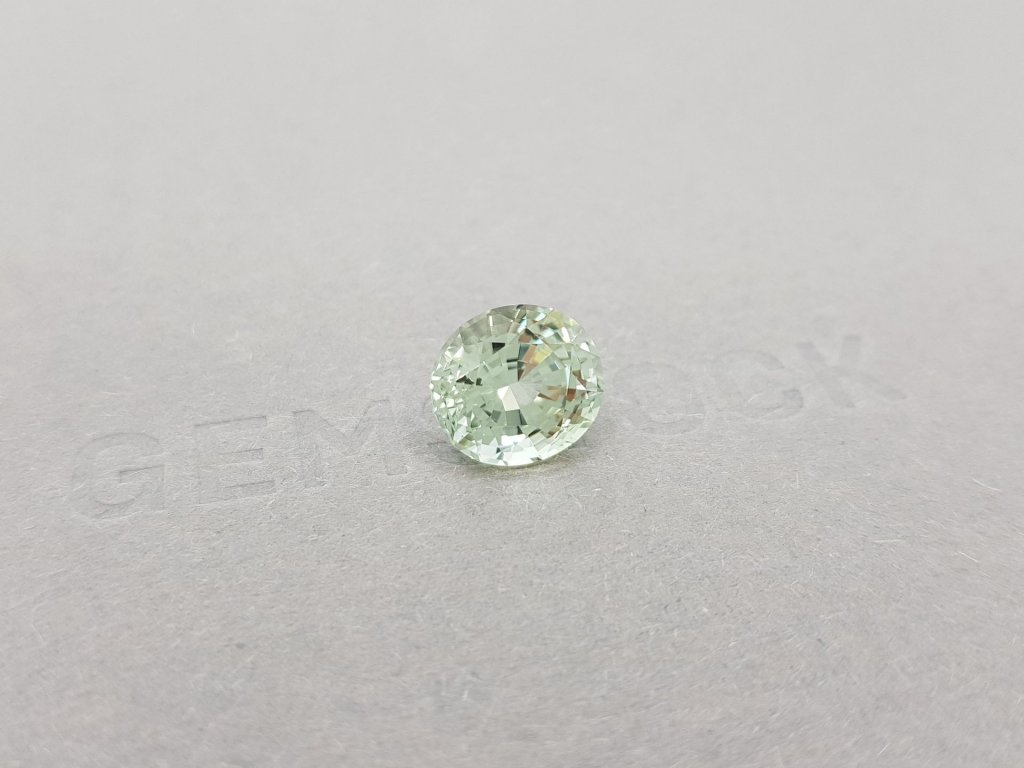 Light green oval cut tourmaline 4.02 ct Image №2