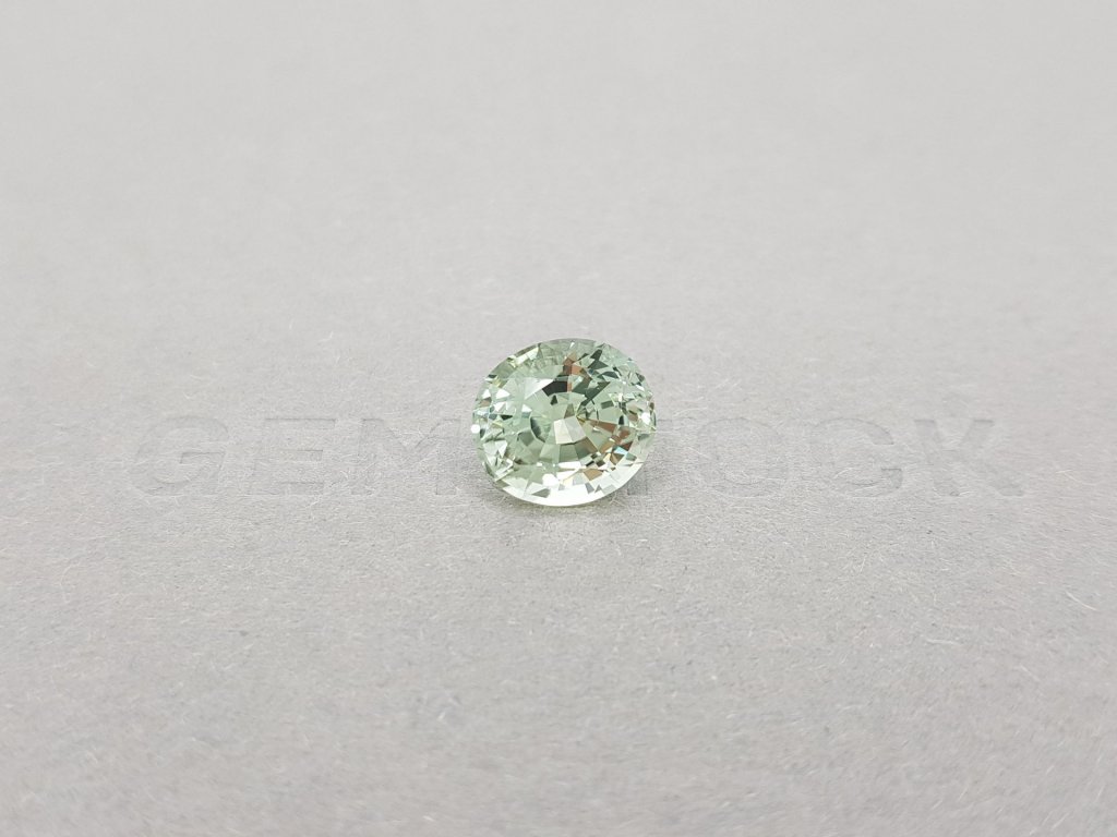 Light green oval cut tourmaline 4.02 ct Image №1