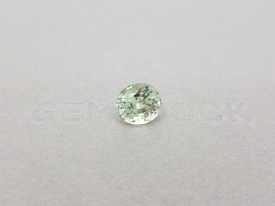 Light green oval cut tourmaline 4.02 ct photo