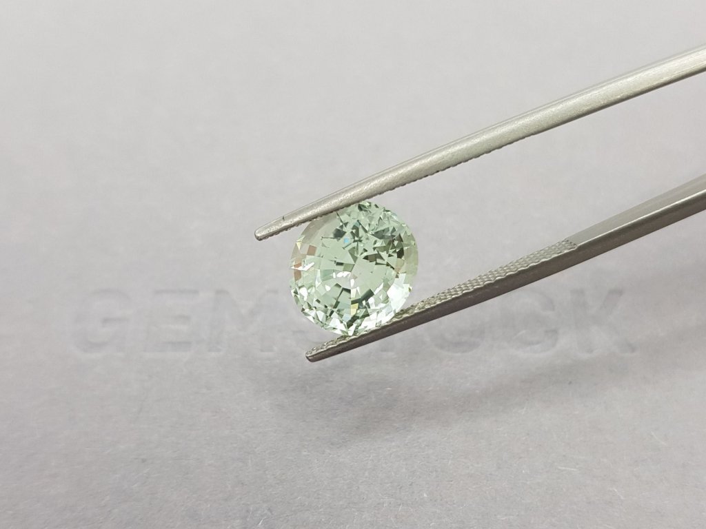 Light green oval cut tourmaline 4.02 ct Image №4