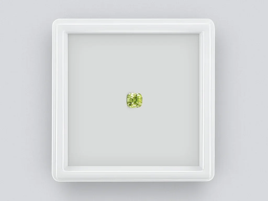 Cushion cut tsavorite garnet 0.61 ct Image №1