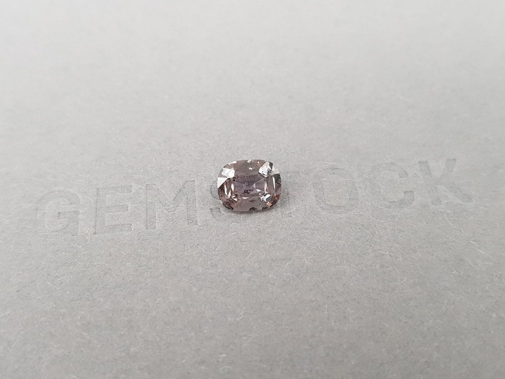 Greenish gray cushion cut sapphire 1.28 ct, Madagascar Image №2
