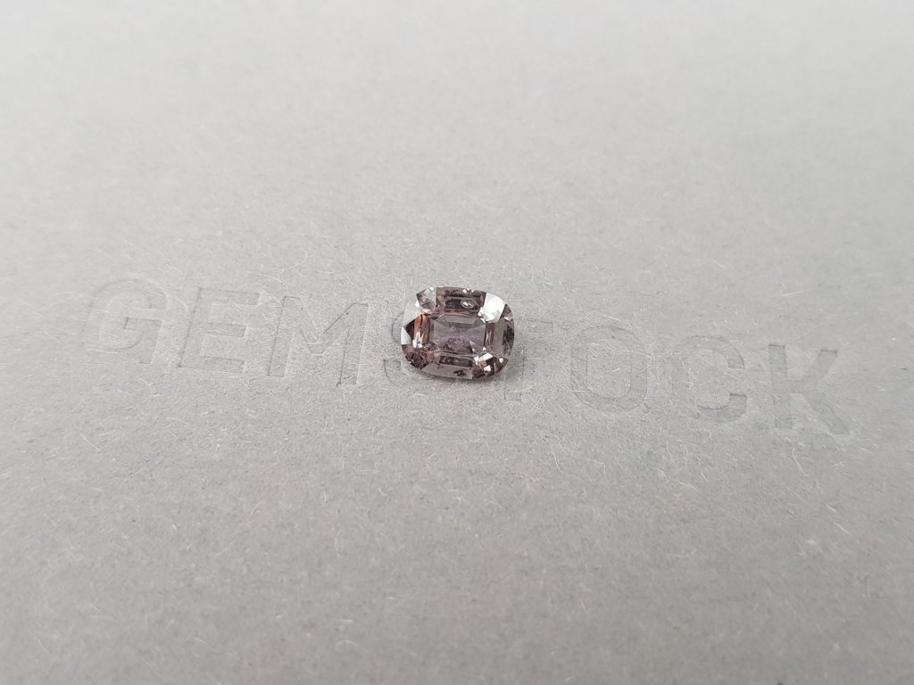 Greenish gray cushion cut sapphire 1.28 ct, Madagascar Image №3