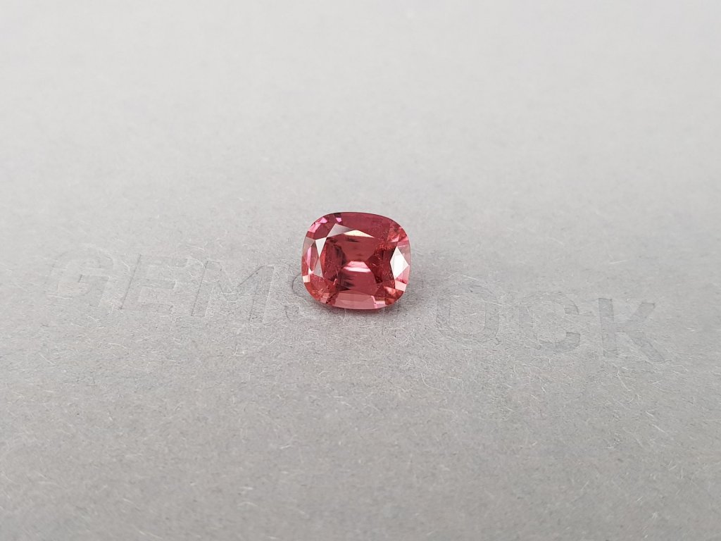 Cushion-cut red-orange tourmaline, 2.90 ct, Nigeria Image №3