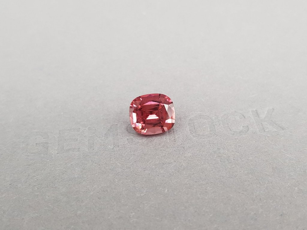 Cushion-cut red-orange tourmaline, 2.90 ct, Nigeria Image №2