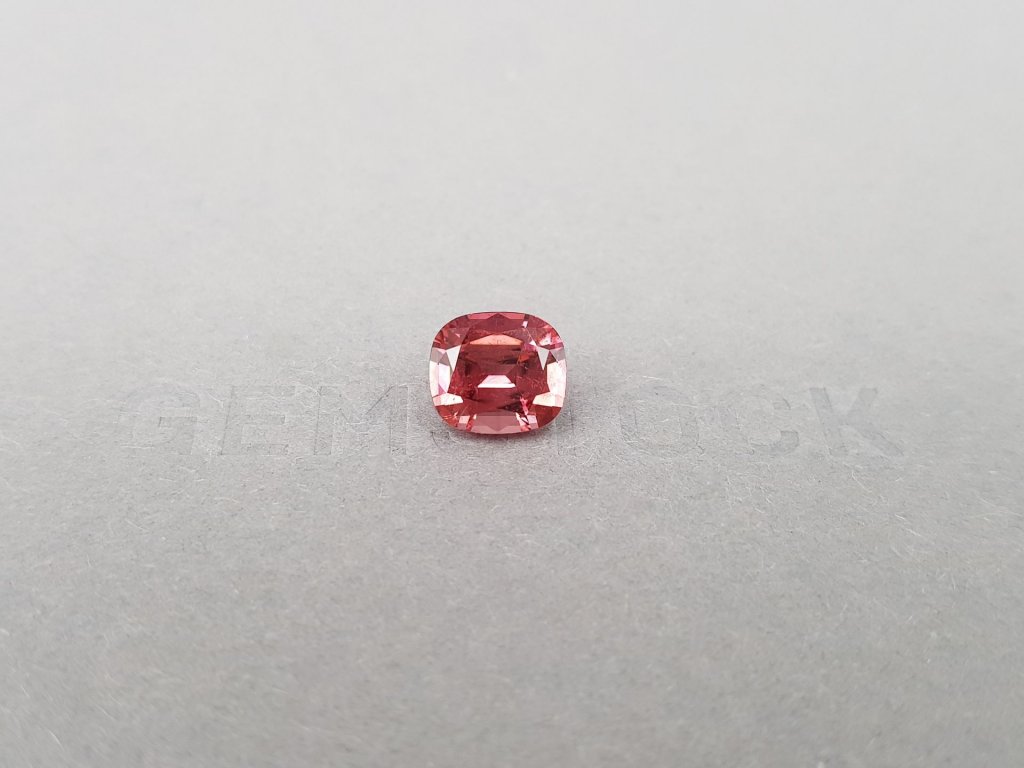 Cushion-cut red-orange tourmaline, 2.90 ct, Nigeria Image №1