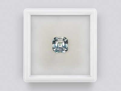 Octagon cut aquamarine 1.55 carats, Africa photo