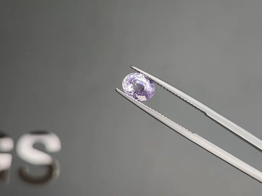 Lavender spinel in oval cut 2.01 carats, Tanzania Image №3