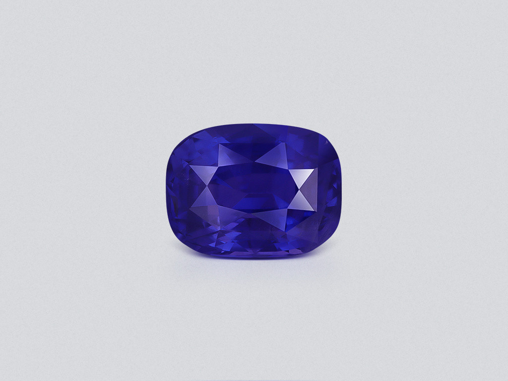 Unheated purple sapphire cushion cut 4.58 carats, Sri Lanka Image №1