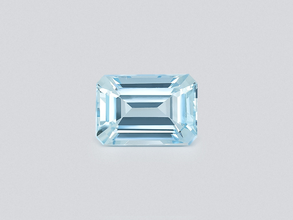 Aquamarine octagon cut  4.11 carats, Madagascar  Image №1