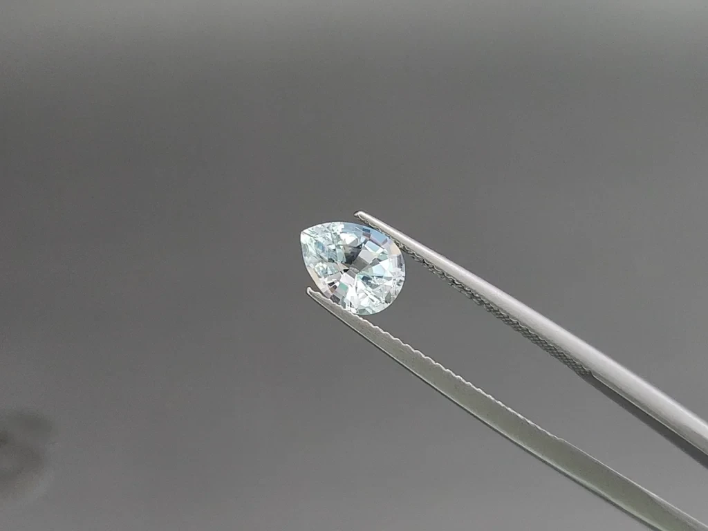 Set of aquamarines in pear cut 2.14 carats, Madagascar Image №3