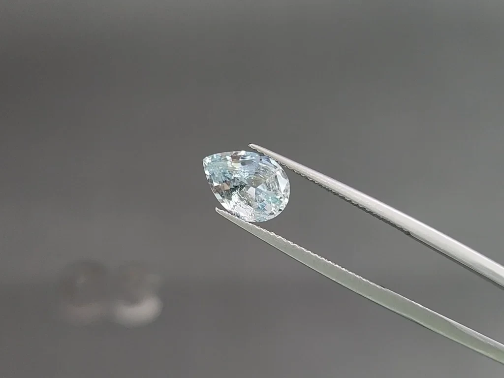 Set of aquamarines pear cut 4.44 carats, Madagascar Image №3