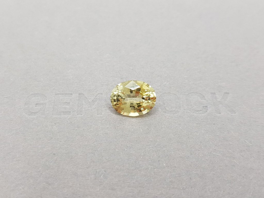 Golden yellow oval cut tourmaline 2.88 ct Image №2