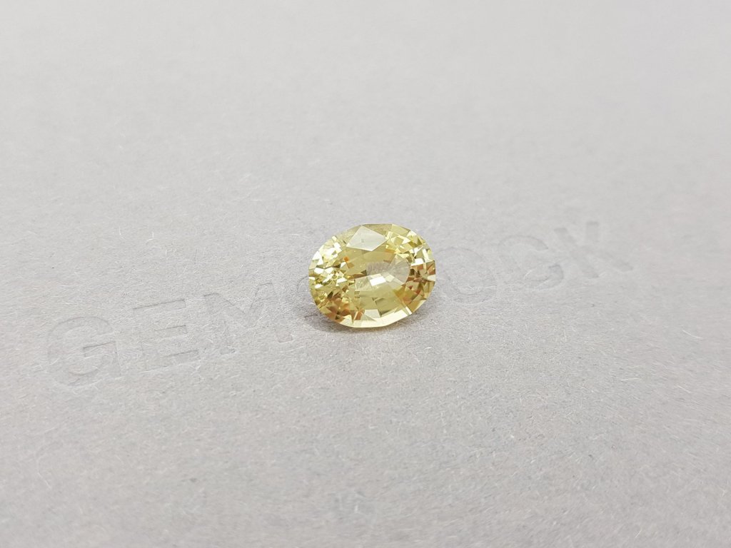 Golden yellow oval cut tourmaline 2.88 ct Image №3