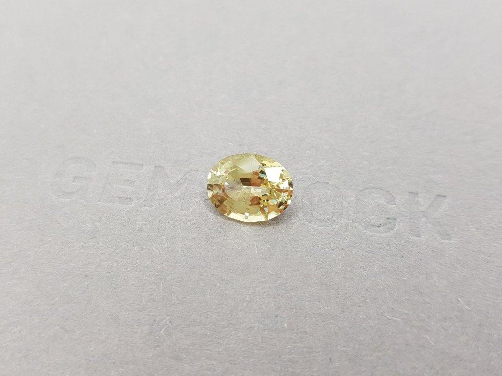 Golden yellow oval cut tourmaline 2.88 ct Image №4