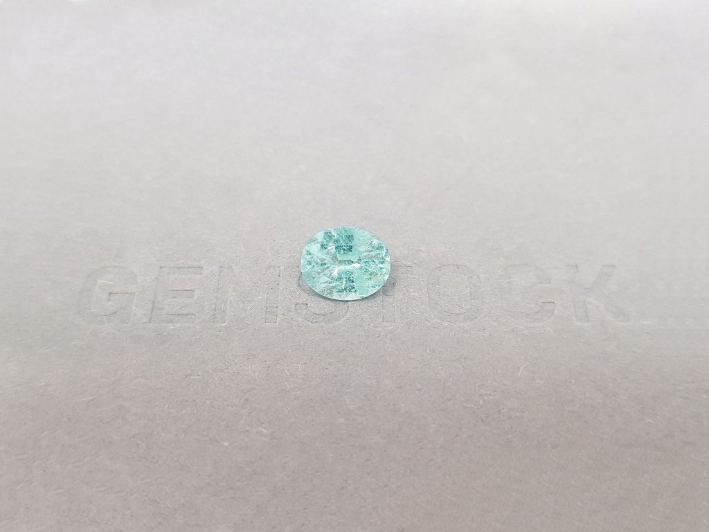 Paraiba tourmaline in oval cut 1.40 ct, Mozambique Image №1