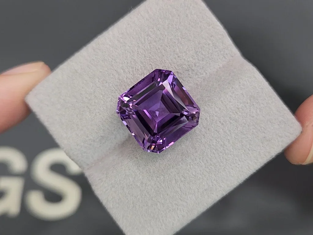 Set of asscher-cut amethysts 25.61 carats  Image №6