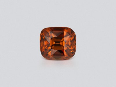 Large orange-brown zircon in cushion cut 23.68 carats, Tanzania photo