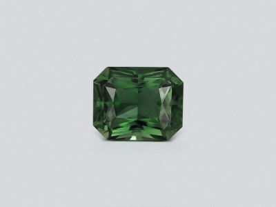 Large green tourmaline radiant cut 17.42 carats, Africa photo