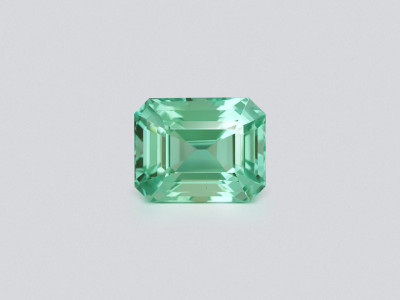 Unique Lagoon green beryl in octagon cut 22.34 carats, Nigeria photo