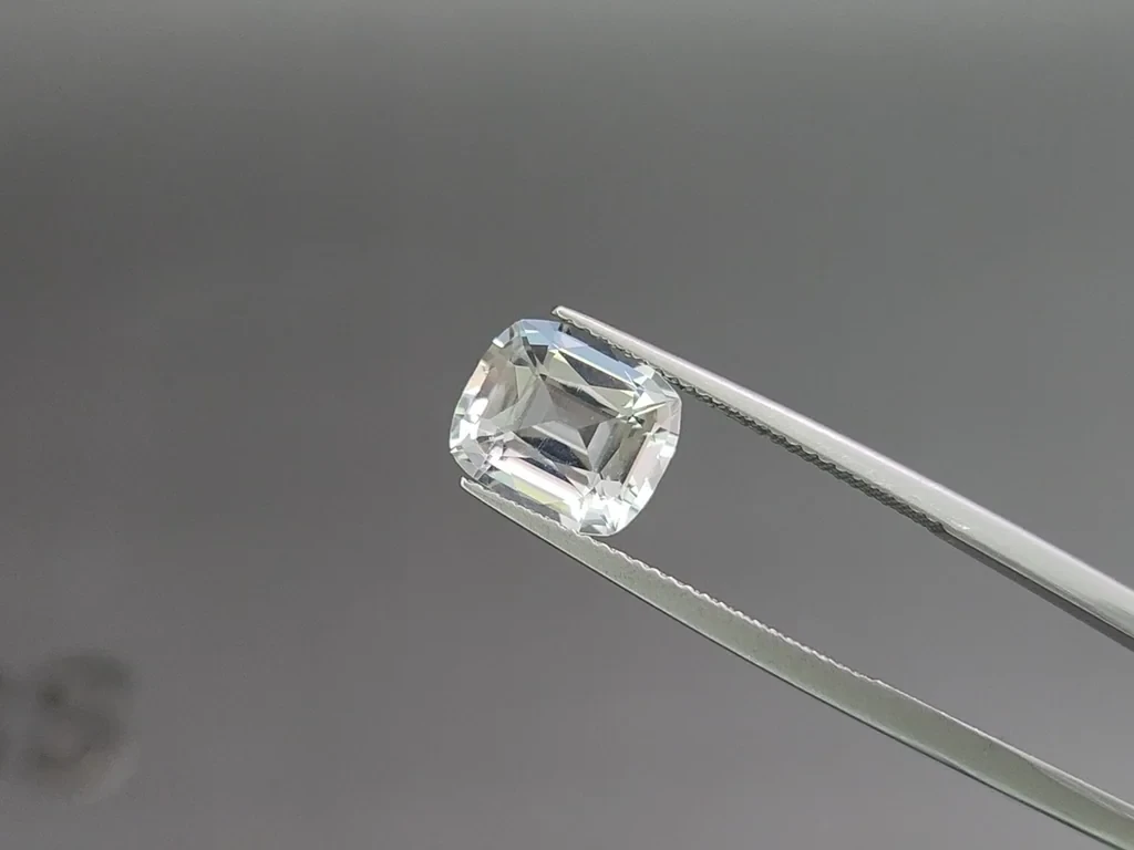 Aquamarine cushion cut 2.98 carats, Madagascar  Image №3