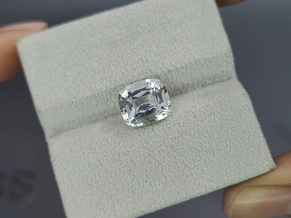 Aquamarine cushion cut 2.98 carats, Madagascar  Image №4