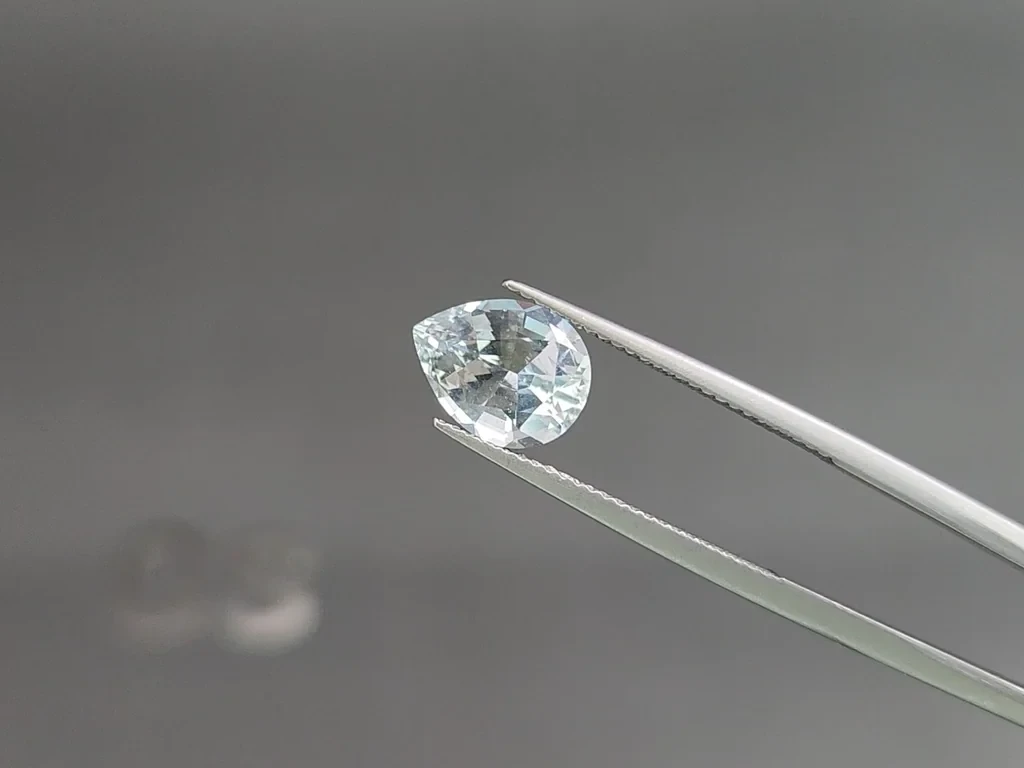 Set of aquamarines pear cut 4.27 carats, Madagascar Image №3