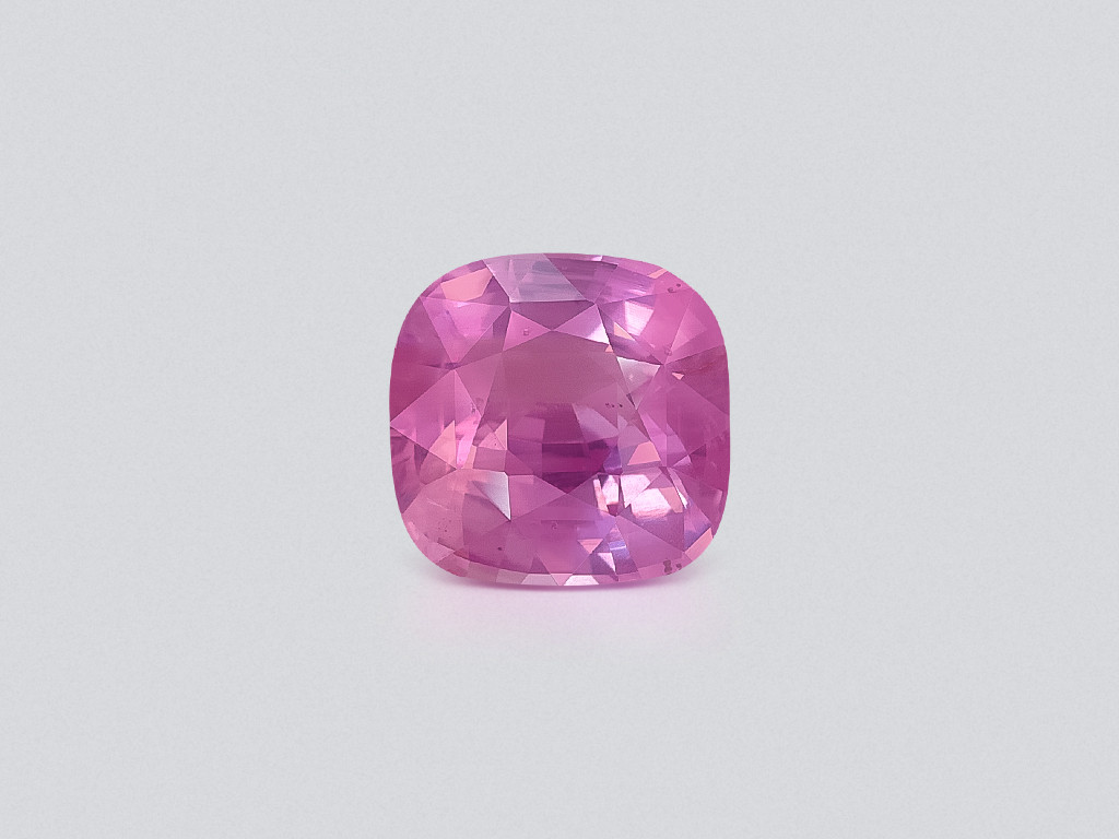 Unheated pink sapphire cushion cut 3.10 carats, Sri Lanka Image №1