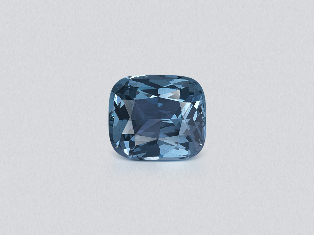 Gray blue spinel cushion cut 2.32 carats,Tanzania  Image №1