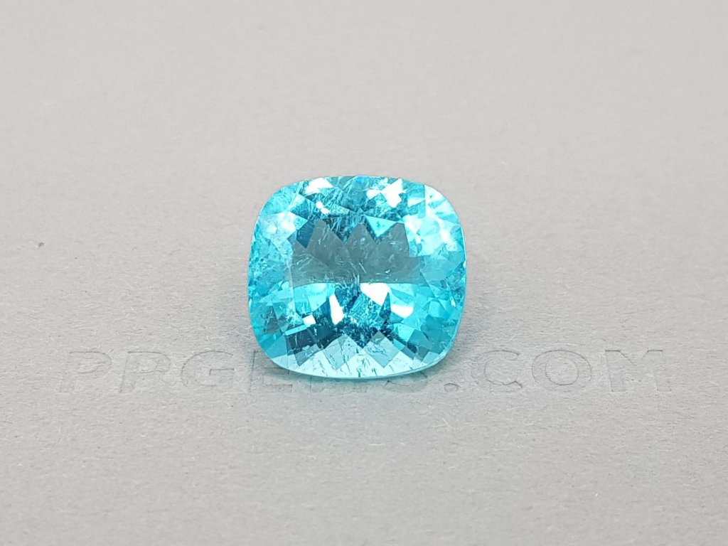 Large rich cushion-shaped Paraiba tourmaline 11.69 ct, GIA Image №2