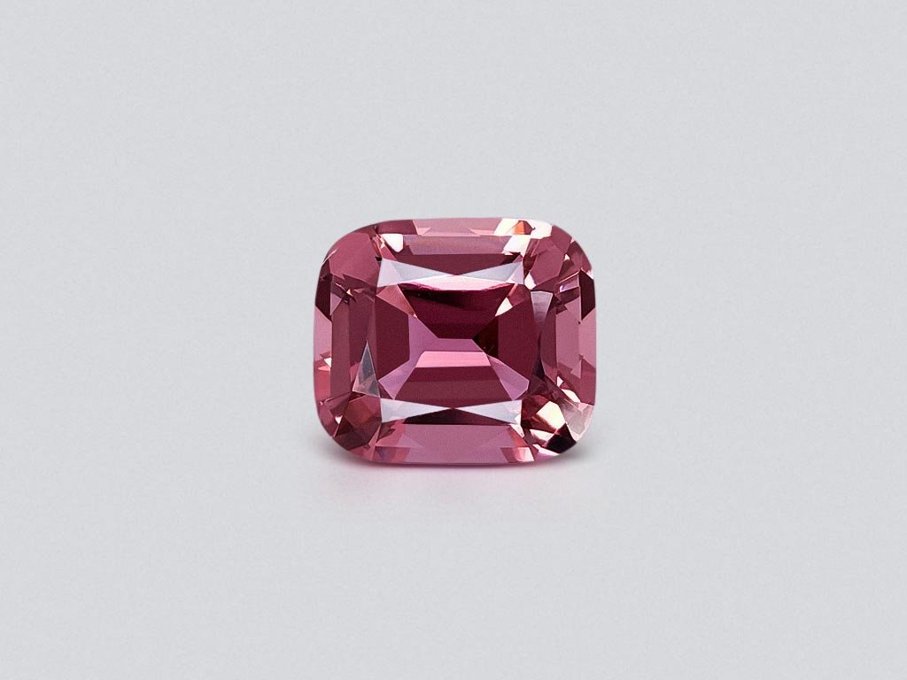Cushion-cut pink tourmaline 3.10 carats, Africa Image №1