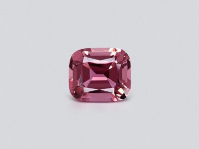 Cushion-cut pink tourmaline 3.10 carats, Africa photo