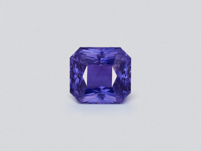 Unheated purple sapphire radiant cut 5.49 carats, Sri Lanka photo
