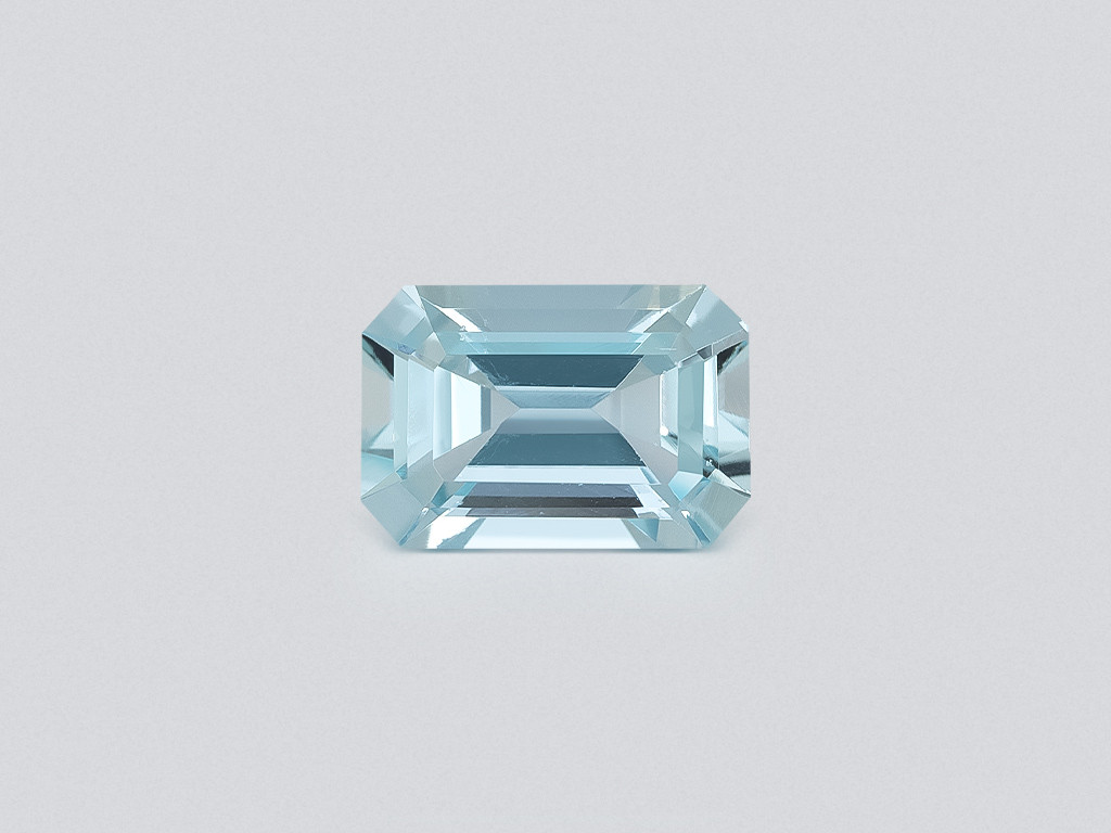 Aquamarine octagon cut 3.96 carats, Madagascar Image №1
