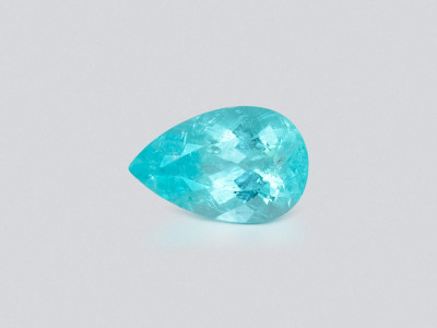 Neon blue Paraiba tourmaline pear cuts 5.94 carats, Mozambique photo