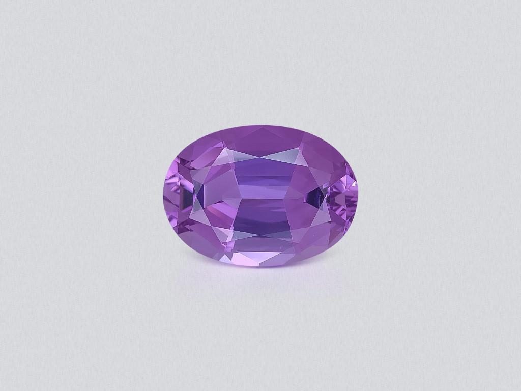 Amethyst precision cut oval 5.36 carats, Brazil Image №1