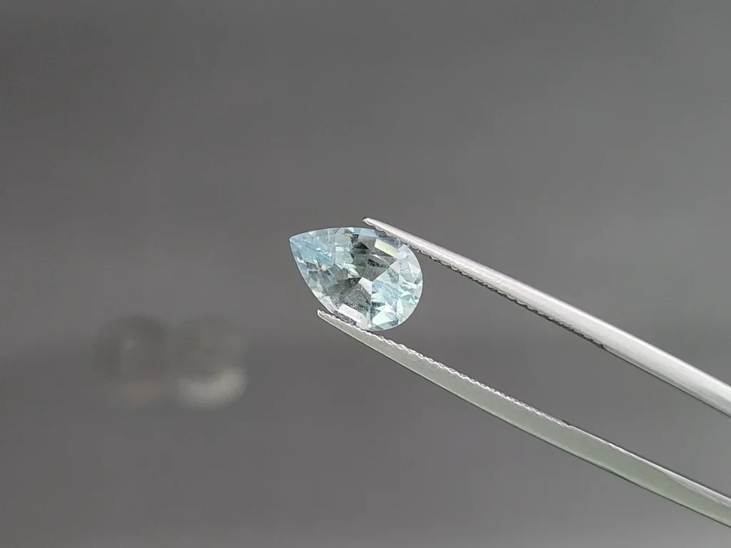 Set of aquamarines pear cut 4.85 carats, Madagascar Image №3