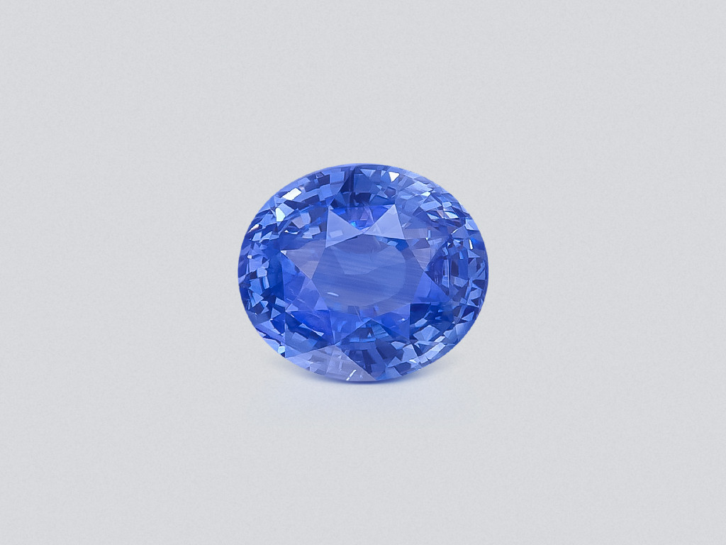 Blue sapphire oval cut 5.00 carats, Sri Lanka Image №1