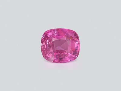 Unheated pink sapphire cushion cut 2.65 carats, Sri Lanka photo