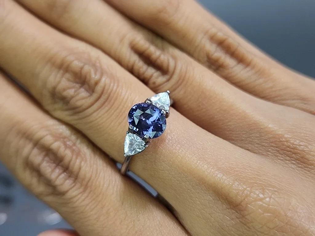 Cobalt spinel oval cut 2.09 carats, Sri Lanka Image №5