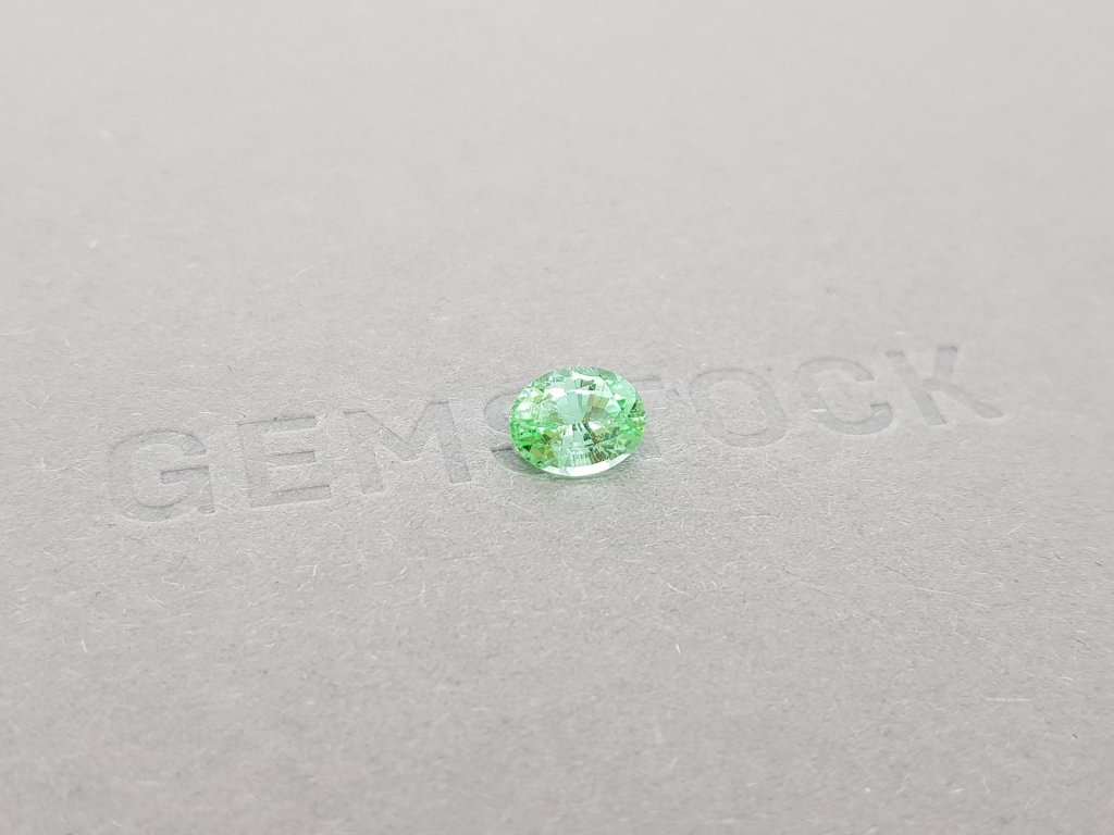 Green Paraiba tourmaline from Mozambique 1.13 ct, GFCO Image №3