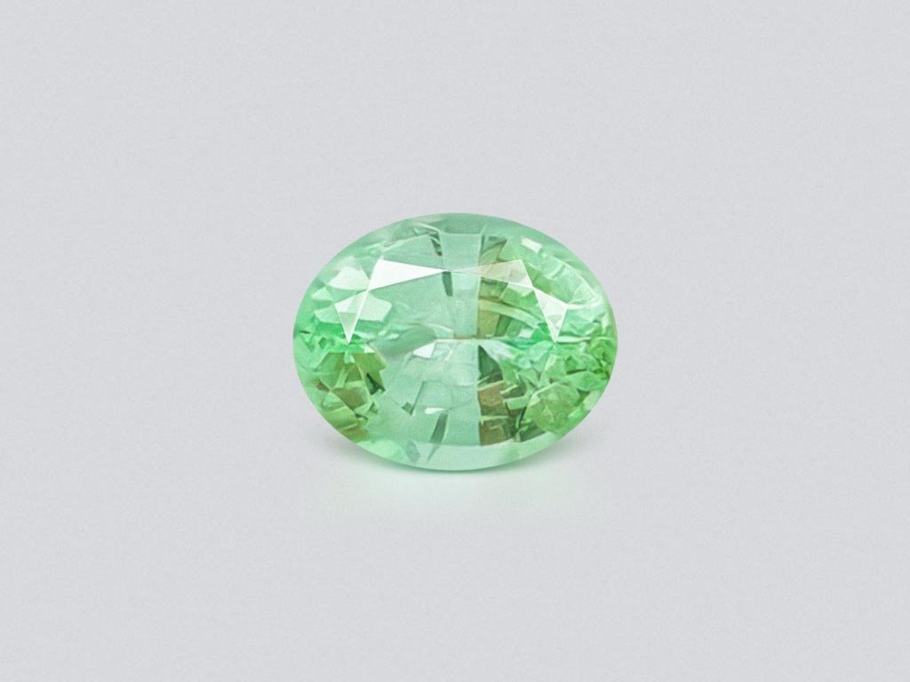 Green Paraiba tourmaline from Mozambique 1.13 ct, GFCO Image №1