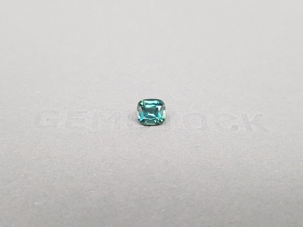 Unheated Teal sapphire in cushion cut 1.28 ct, Madagascar Image №1