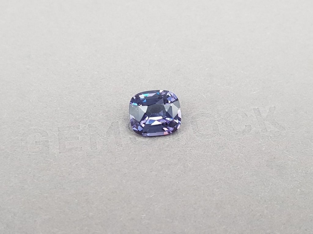 Intense blue-violet spinel cushion shape 4.09 ct, Burma Image №2