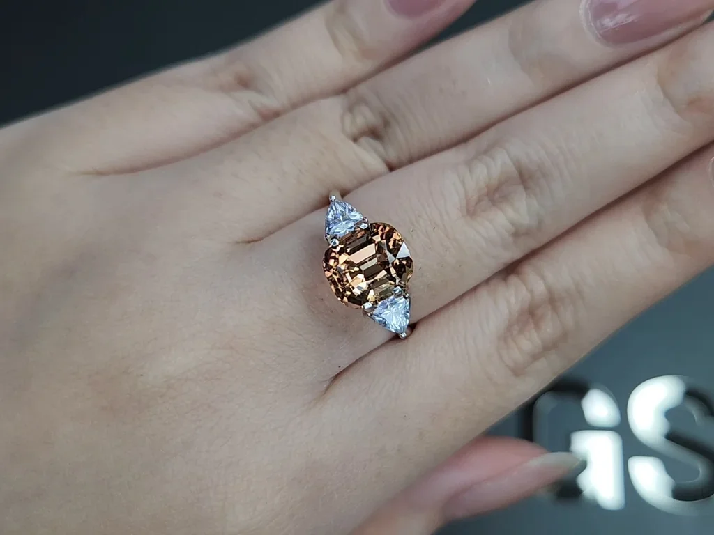 Tourmaline cushion cut 3.68 carats, Africa Image №5