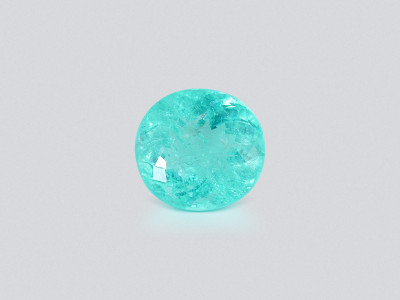 Neon blue Paraiba tourmaline in oval cut 4.49 carats, Mozambique photo