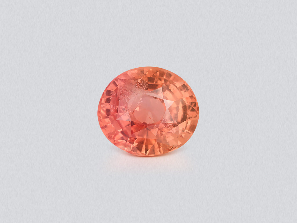 Unheated sapphire Padparadscha oval cut 2.03 carats, Sri Lanka  Image №1