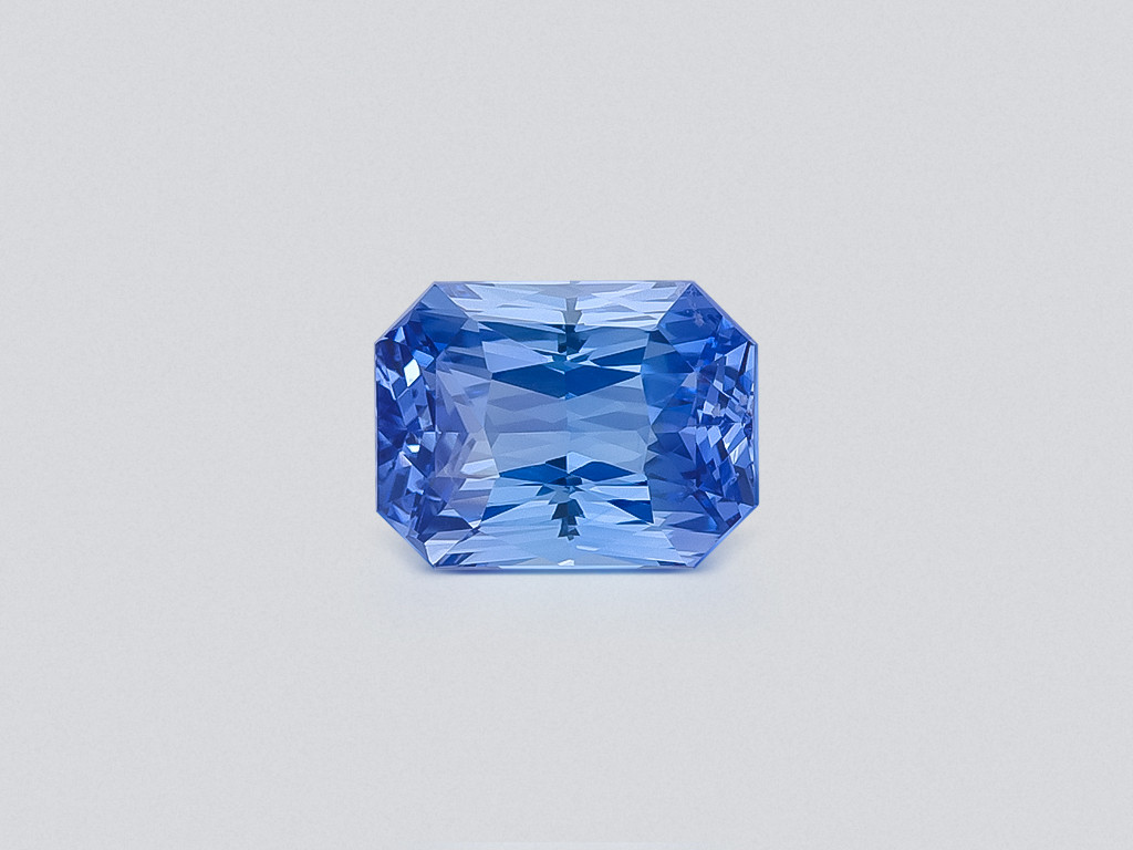 Blue sapphire radiant cut 3.05 carats, Sri Lanka Image №1