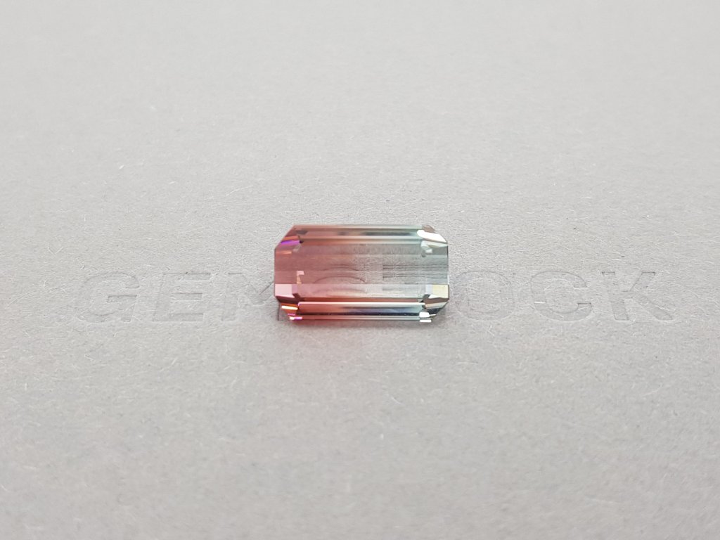 Octagon cut polychrome tourmaline 7.27 ct Image №1