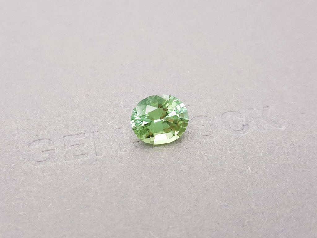 Green tourmaline oval cut 4.37 ct Image №2